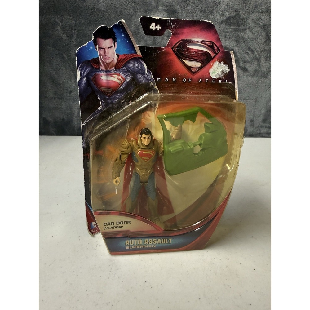 1:18 DC Comic Mattel Man of Steel Superman Auto Assault Car Door Weapon Figure